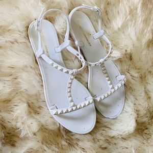 Rebecca Minkoff Sava Jelly Sandal in white
